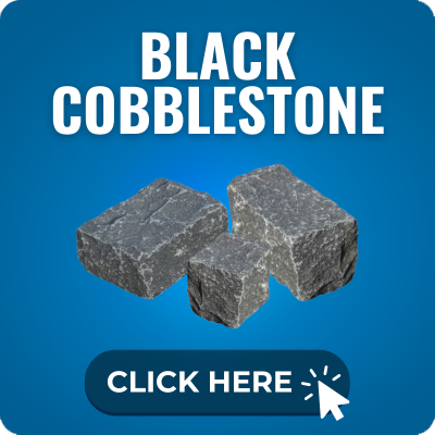 Black Granite Cobblestones