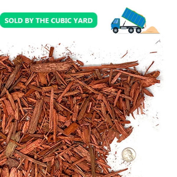 Red Mulch (Colored) Delivered to In town Atlanta, decatur, westside | Cummin Landscape Supply